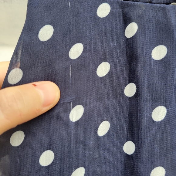 Girls ruffle flutter flowy polka dot dress size 7 - Picture 5 of 11